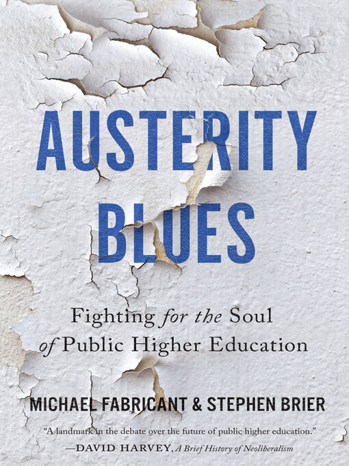 Title details for Austerity Blues by Michael Fabricant - Available